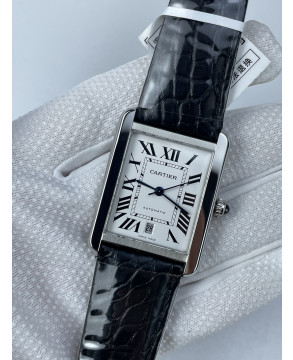 (준비완료/특급배송)NO.2443/AF공장 까르띠에 탱크솔로 31MM 악어